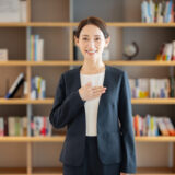 信頼,安心,女性,スーツ,ビジネス